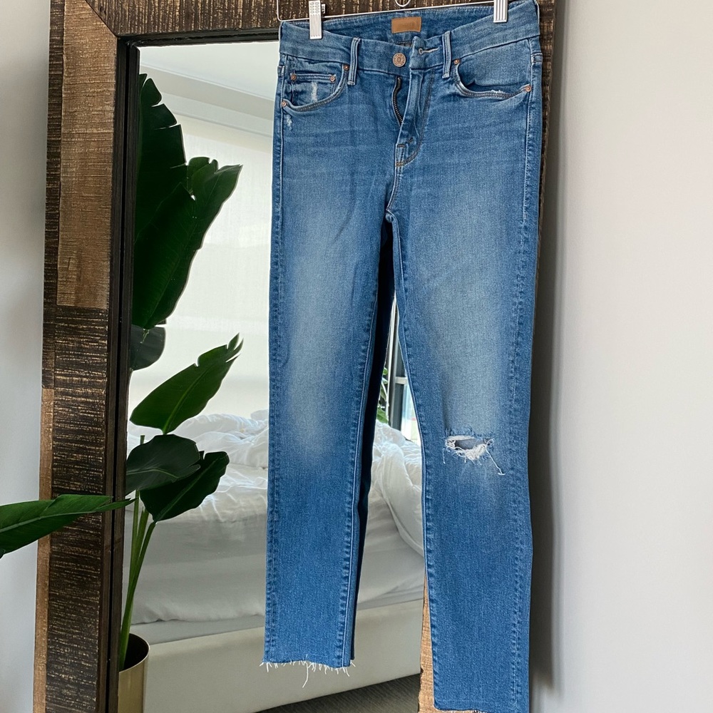 Mother Looker Ankle Fray - Love Gun 25